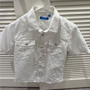 Cherokee Kids Classic White Button-Down Shirt